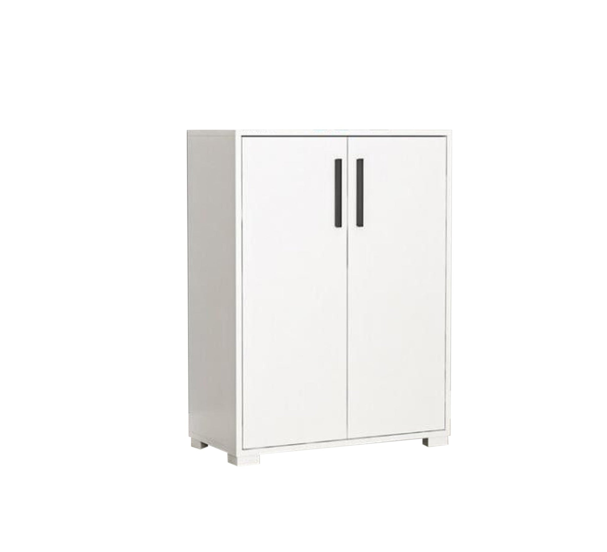 Modern white shoe rack with versatile storage - Vitrine Furniture - Furniture