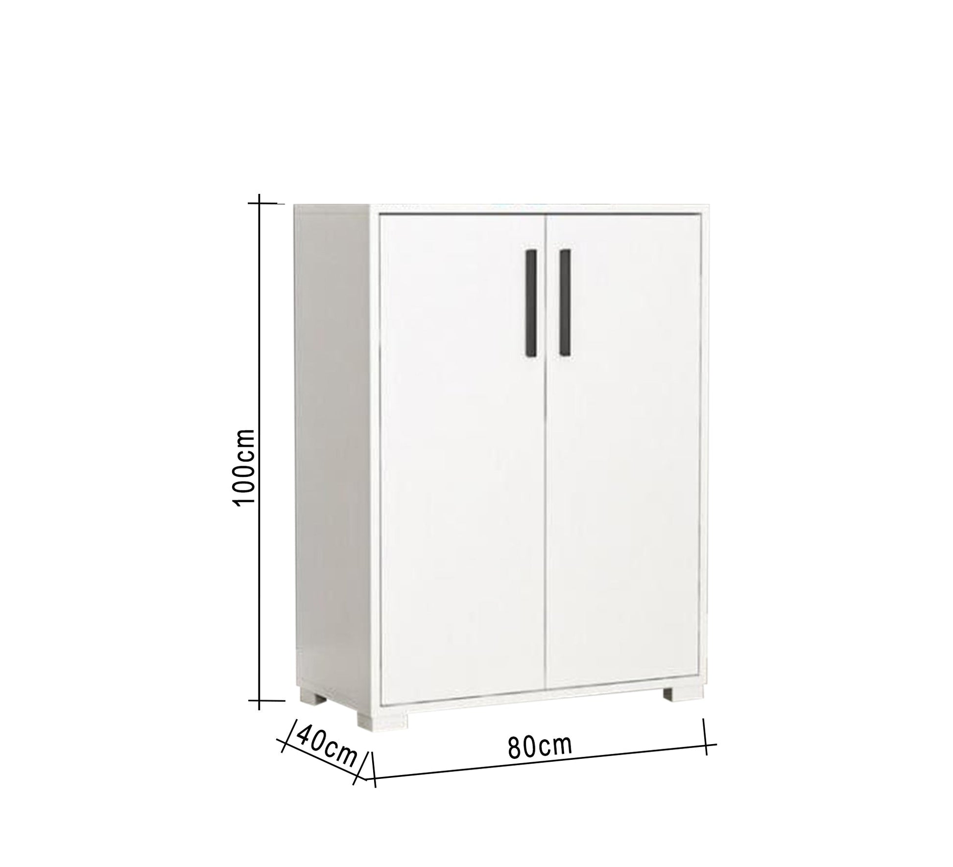 Modern white shoe rack with versatile storage - Vitrine Furniture - Furniture