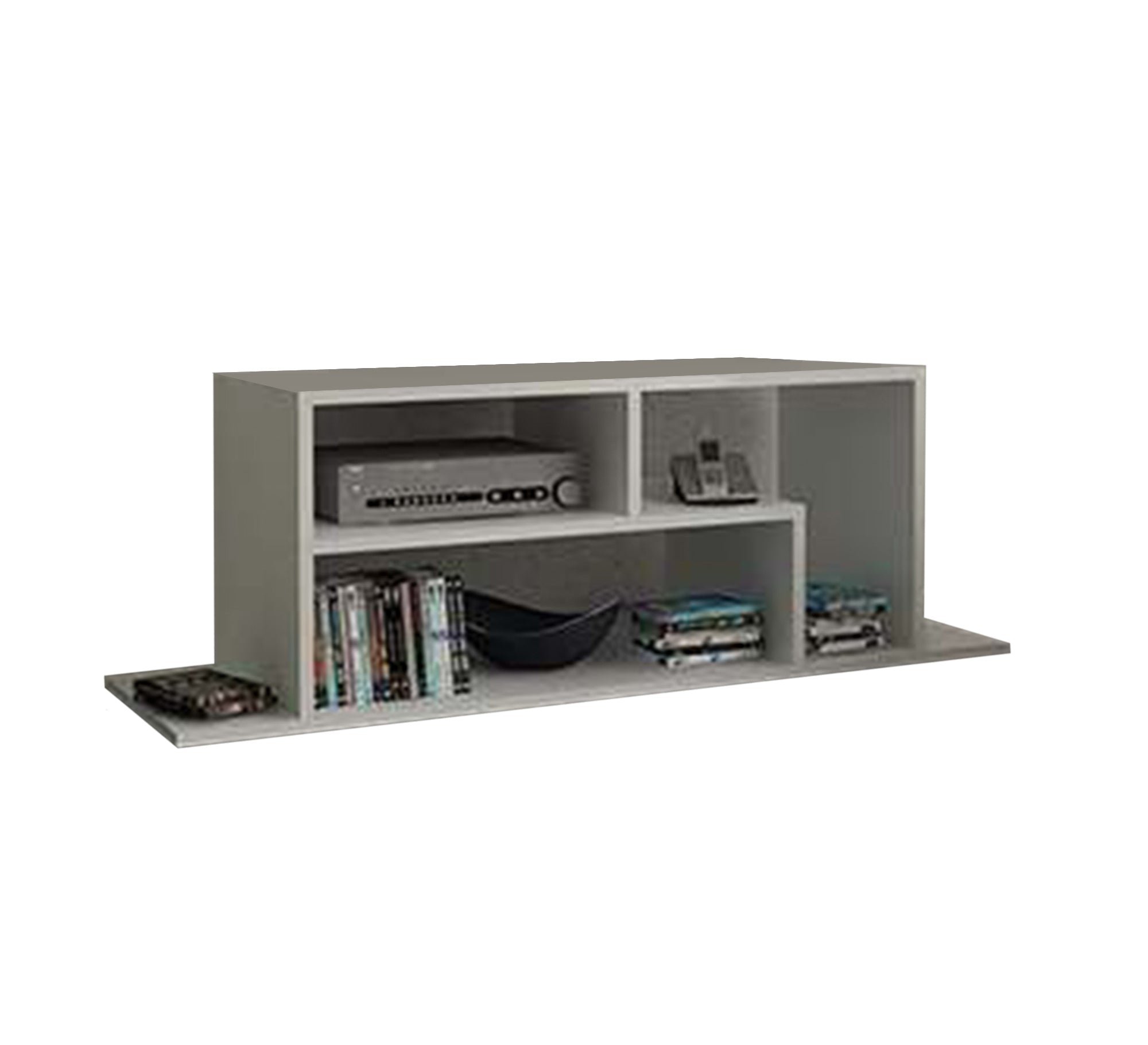 Modern White TV Table - Sleek & Minimalist Design - Vitrine Furniture - Furniture