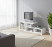 Modern White TV Table, Sleek & Stylish - Vitrine Furniture - Furniture