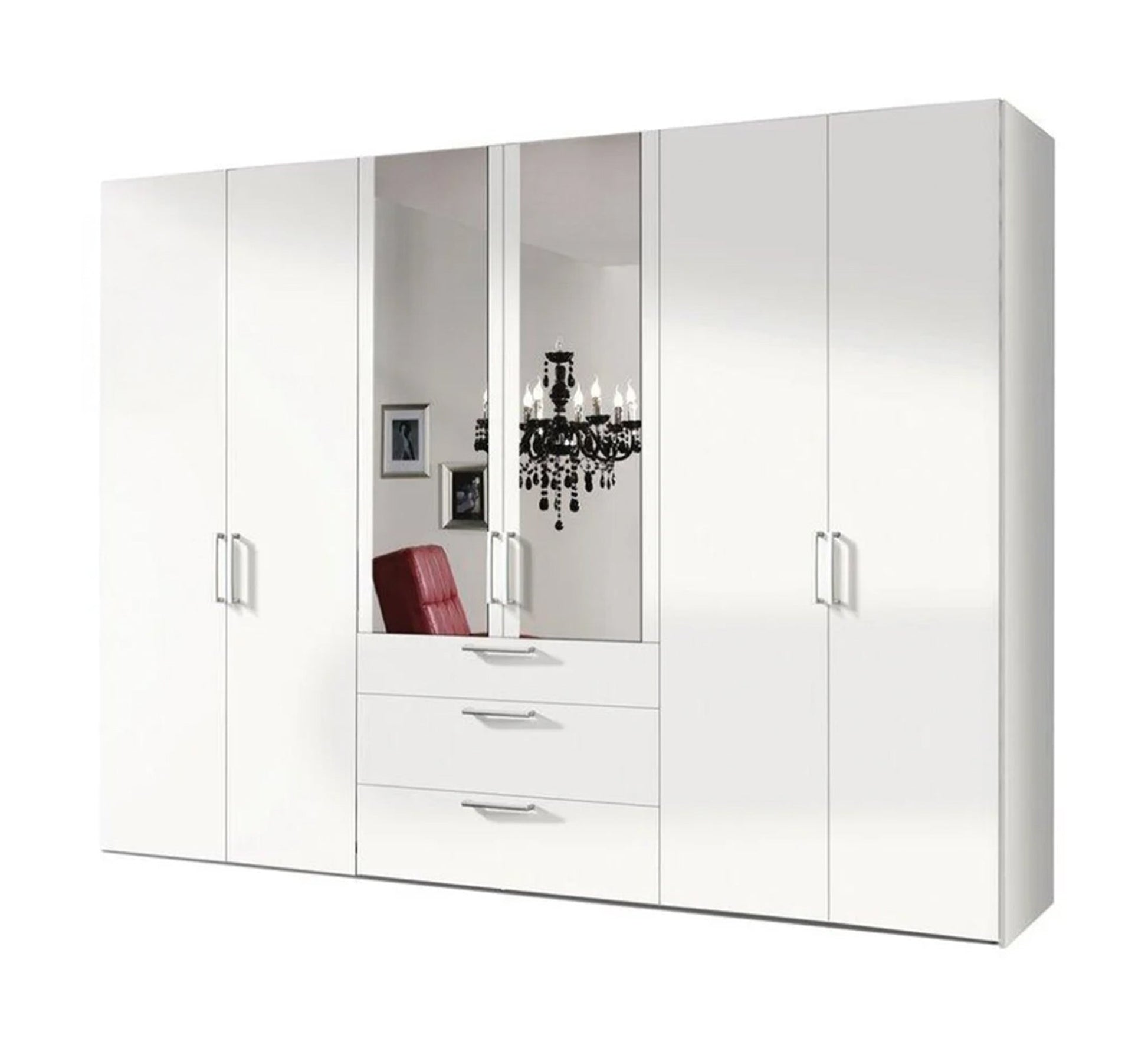 Modern white wardrobe - Vitrine Furniture - Furniture
