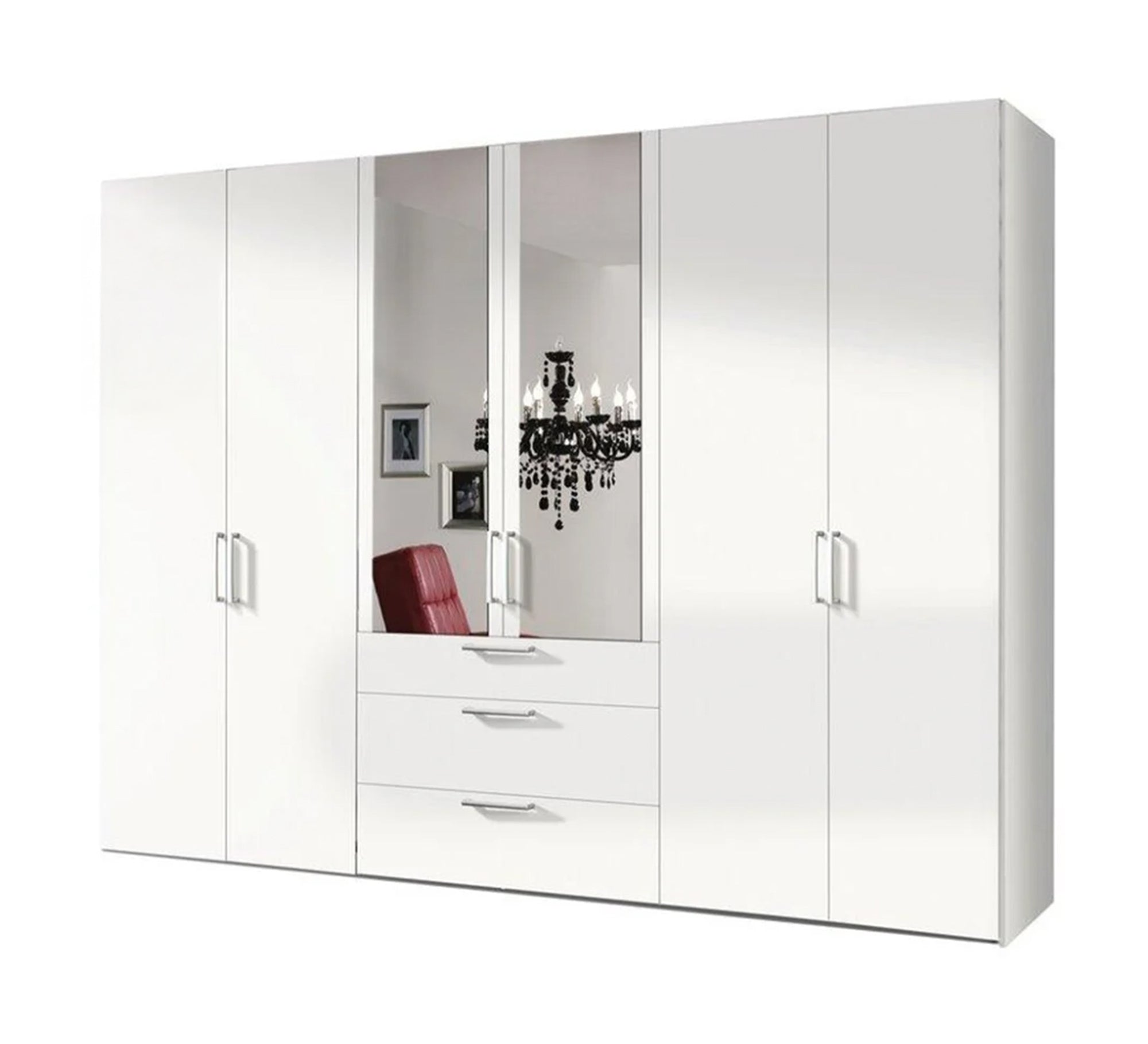 Modern white wardrobe - Vitrine Furniture - Furniture