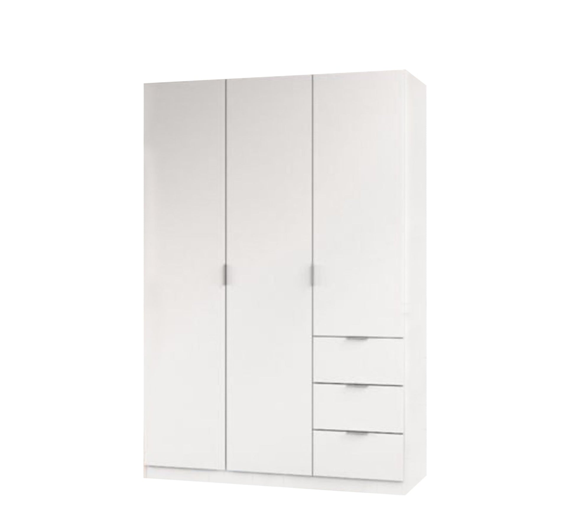Modern White Wardrobe in Sleek & Spacious Design - Vitrine Furniture - Furniture
