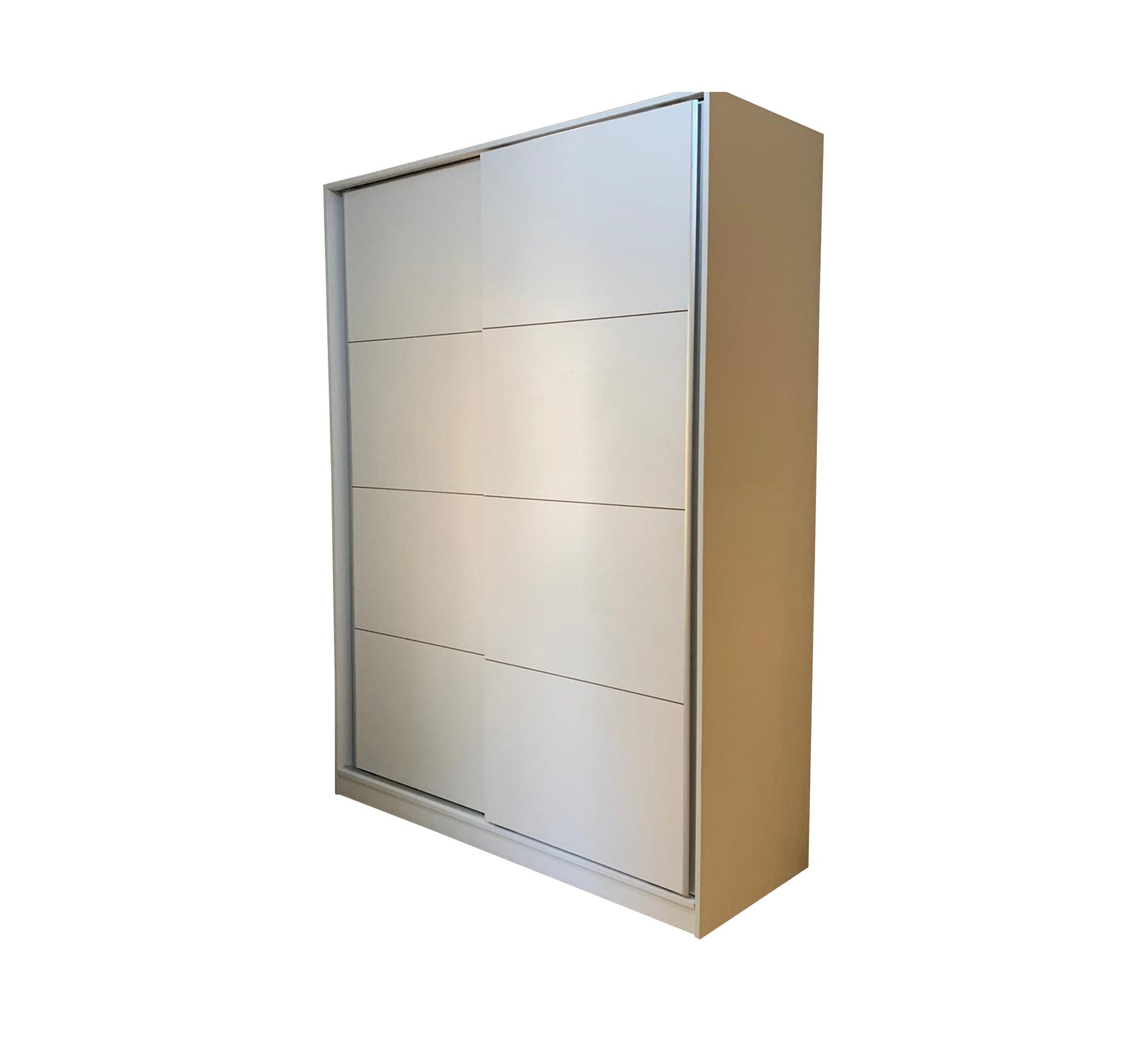 Modern white wardrobe with two doors - Vitrine Furniture - Furniture