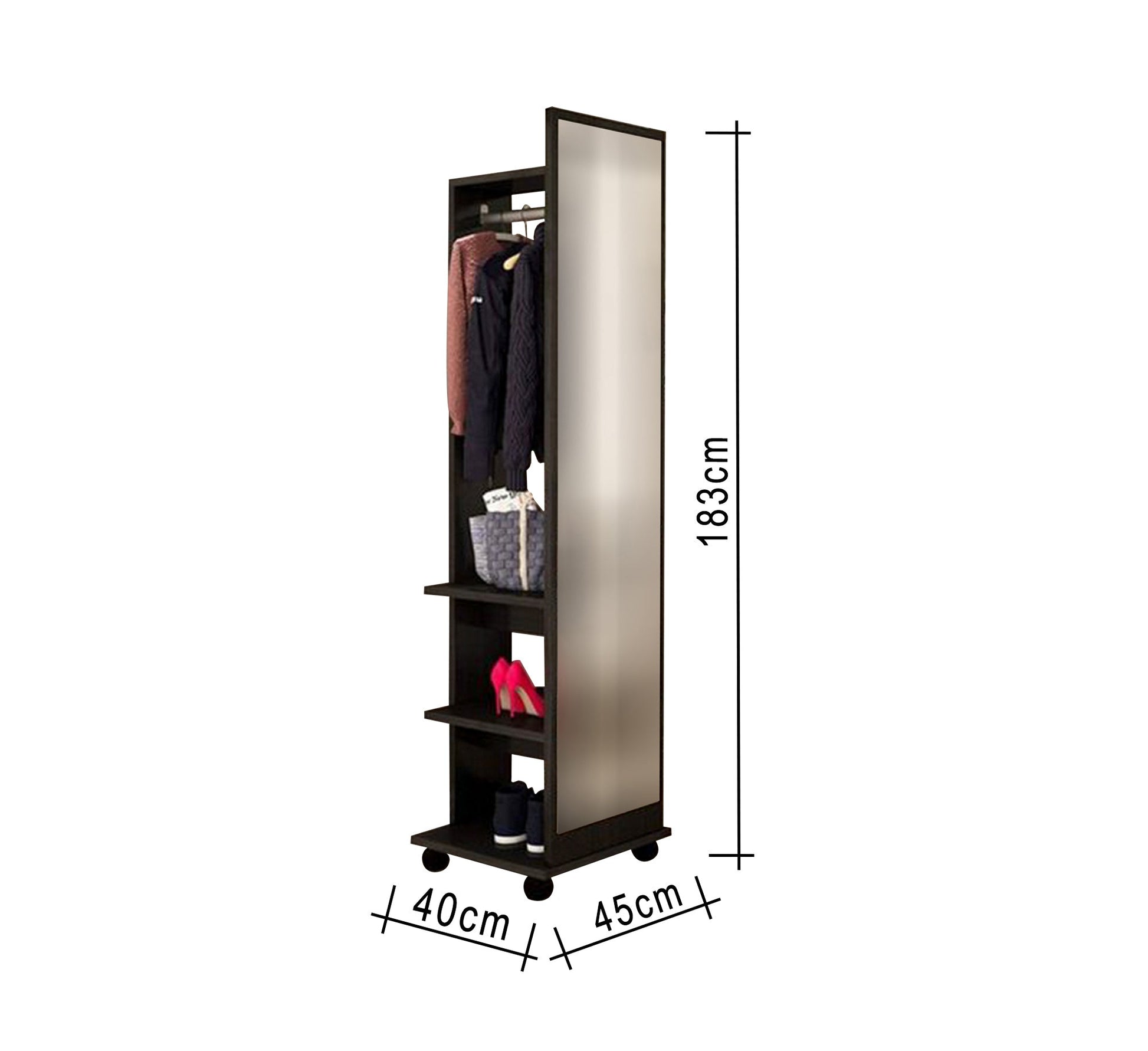 Movable Wardrobe: Stylish, Compact, Versatile - Vitrine Furniture - Furniture