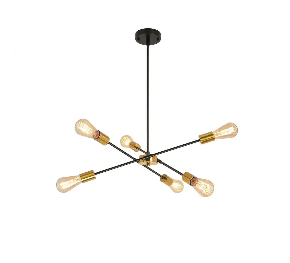 Multi-angled, interconnected hexagonal ceiling chandelier - Vitrine Furniture - Ceiling lights