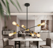 Multi-angled, interconnected hexagonal ceiling chandelier - Vitrine Furniture - Ceiling lights