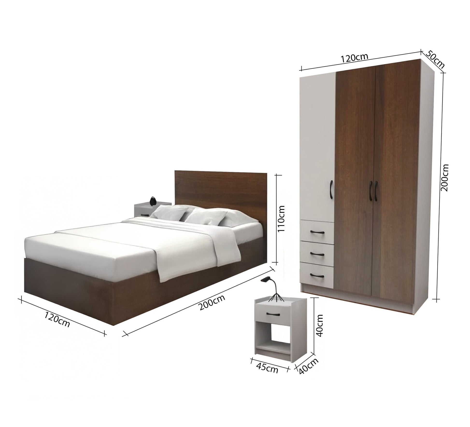 Multi - colored bedroom - Vitrine Furniture - Furniture