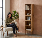 Multi - shelf wooden bathroom cabinet - Vitrine Furniture - Office Bookcases