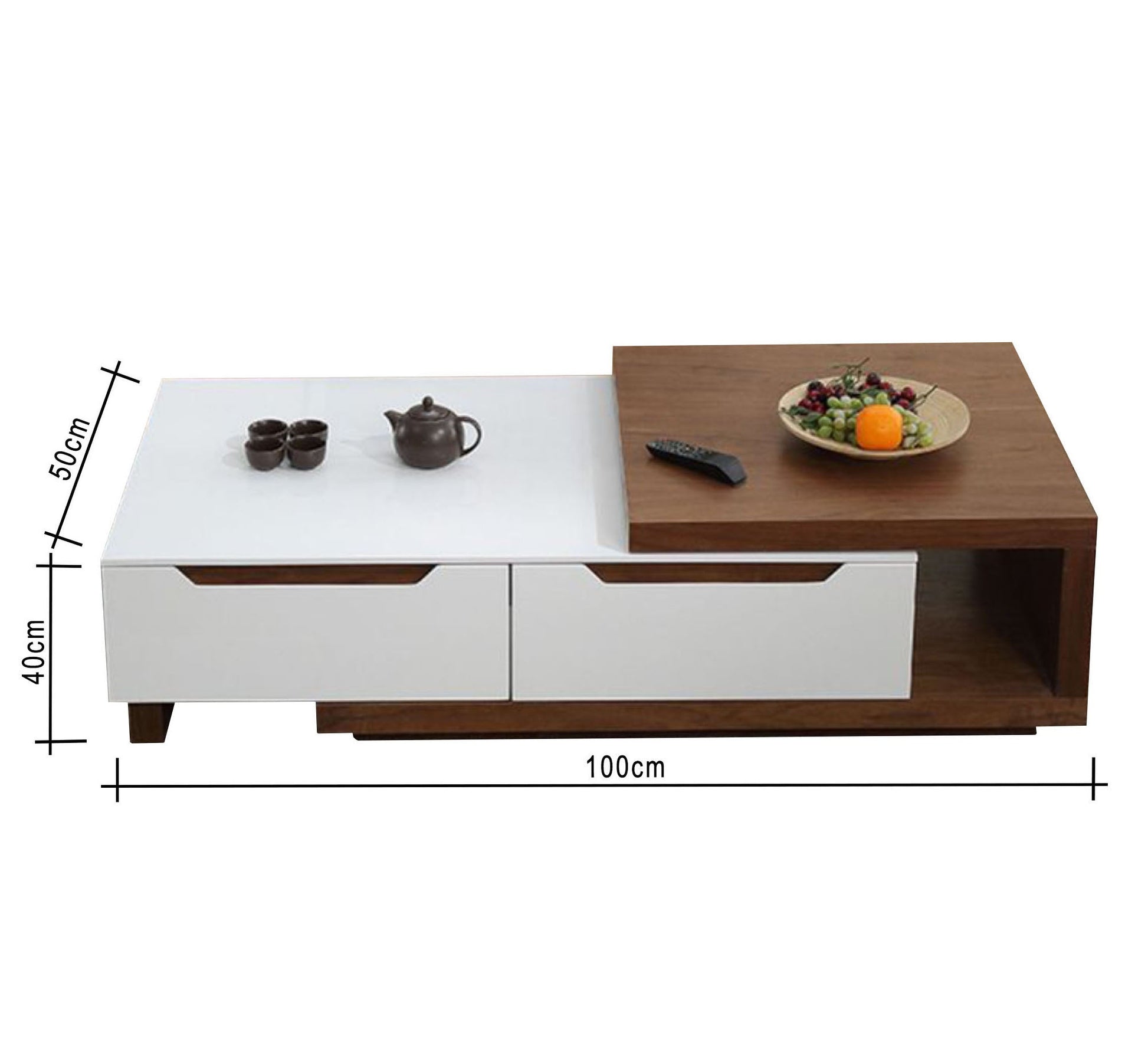 Multi - Surface Table + Modern TV Unit Elegance - Vitrine Furniture - Furniture
