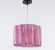 Multicolored macrame ceiling chandelier - Vitrine Furniture - Lighting
