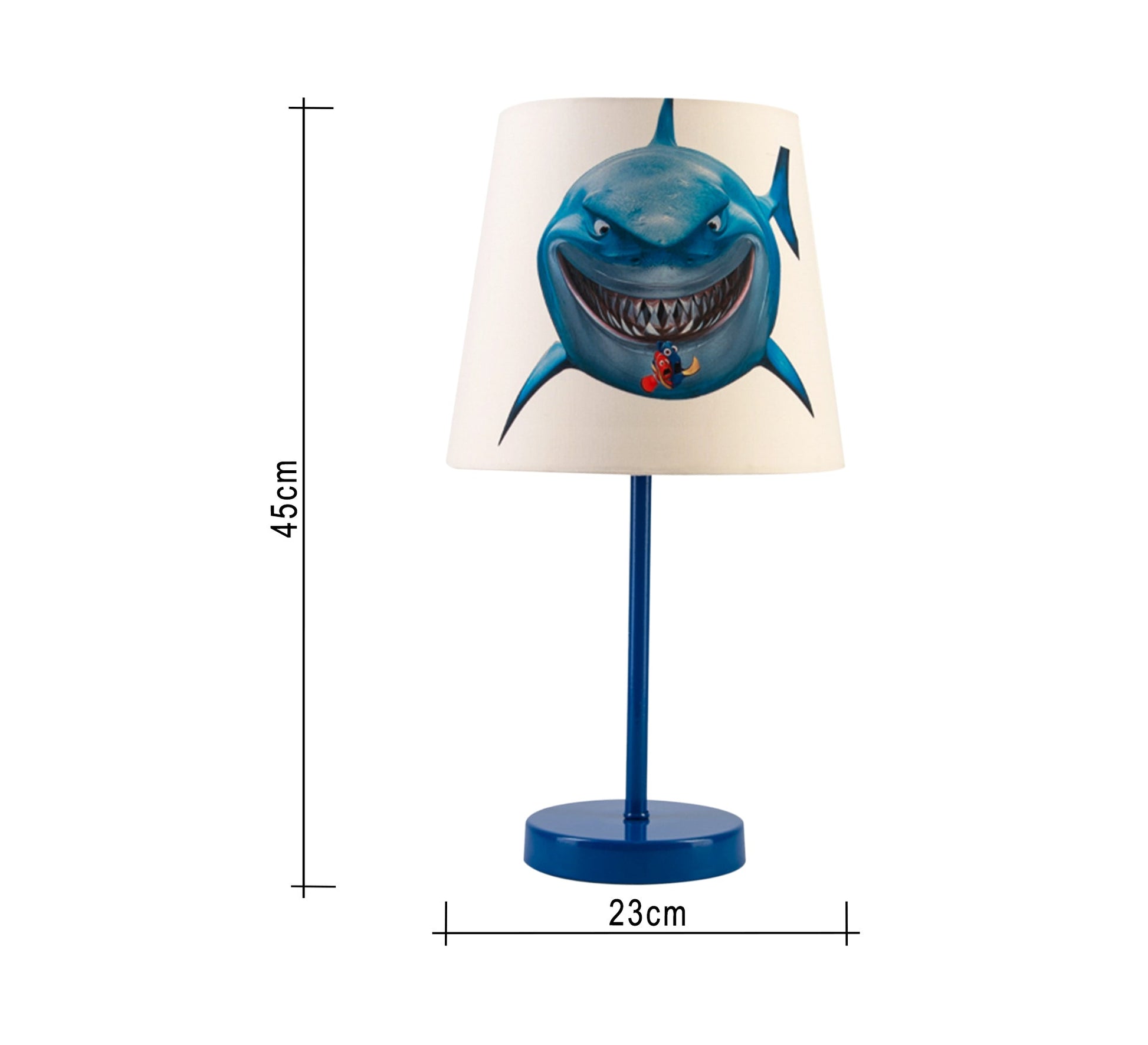 Nemo Lamp: Sea Adventure, Light, Kids Decor with Blue Base - Vitrine Furniture - Lighting