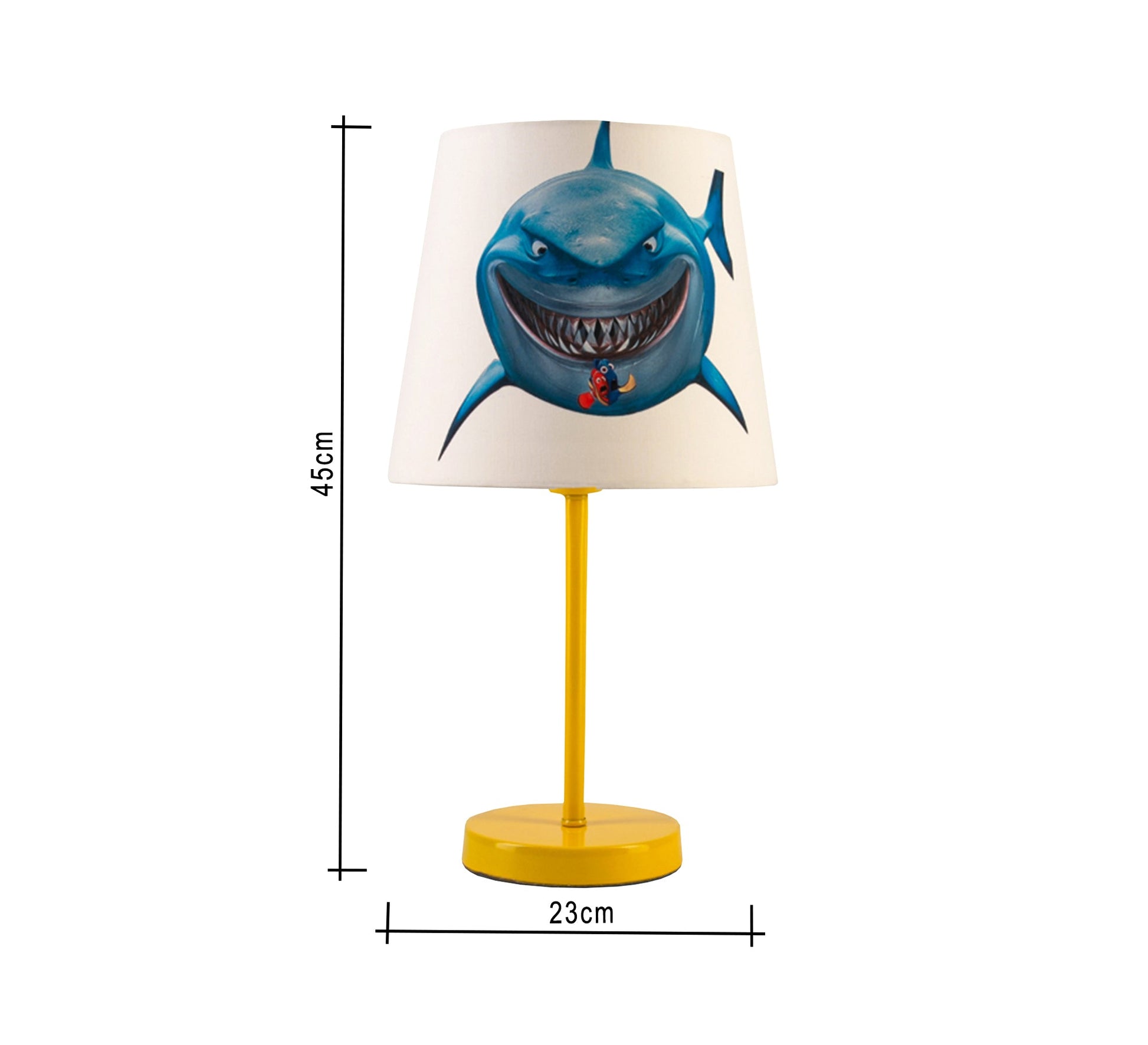 Nemo Lamp: Sea Adventure, Light, Kids Decor with Gold Base - Vitrine Furniture - Lighting