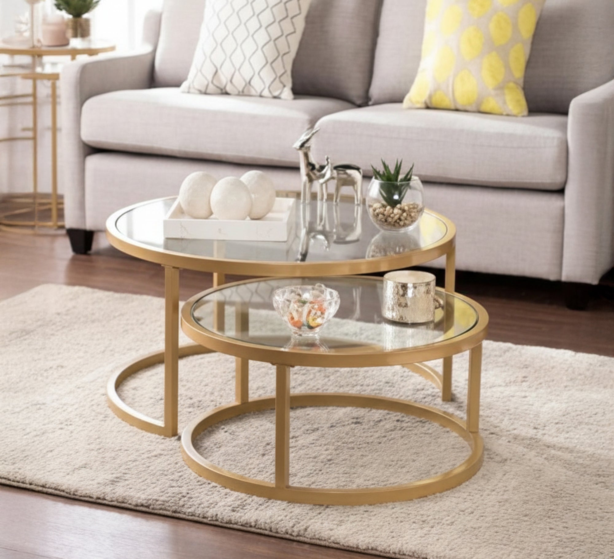 Nesting tables are ideal for small spaces. - Vitrine Furniture - Furniture