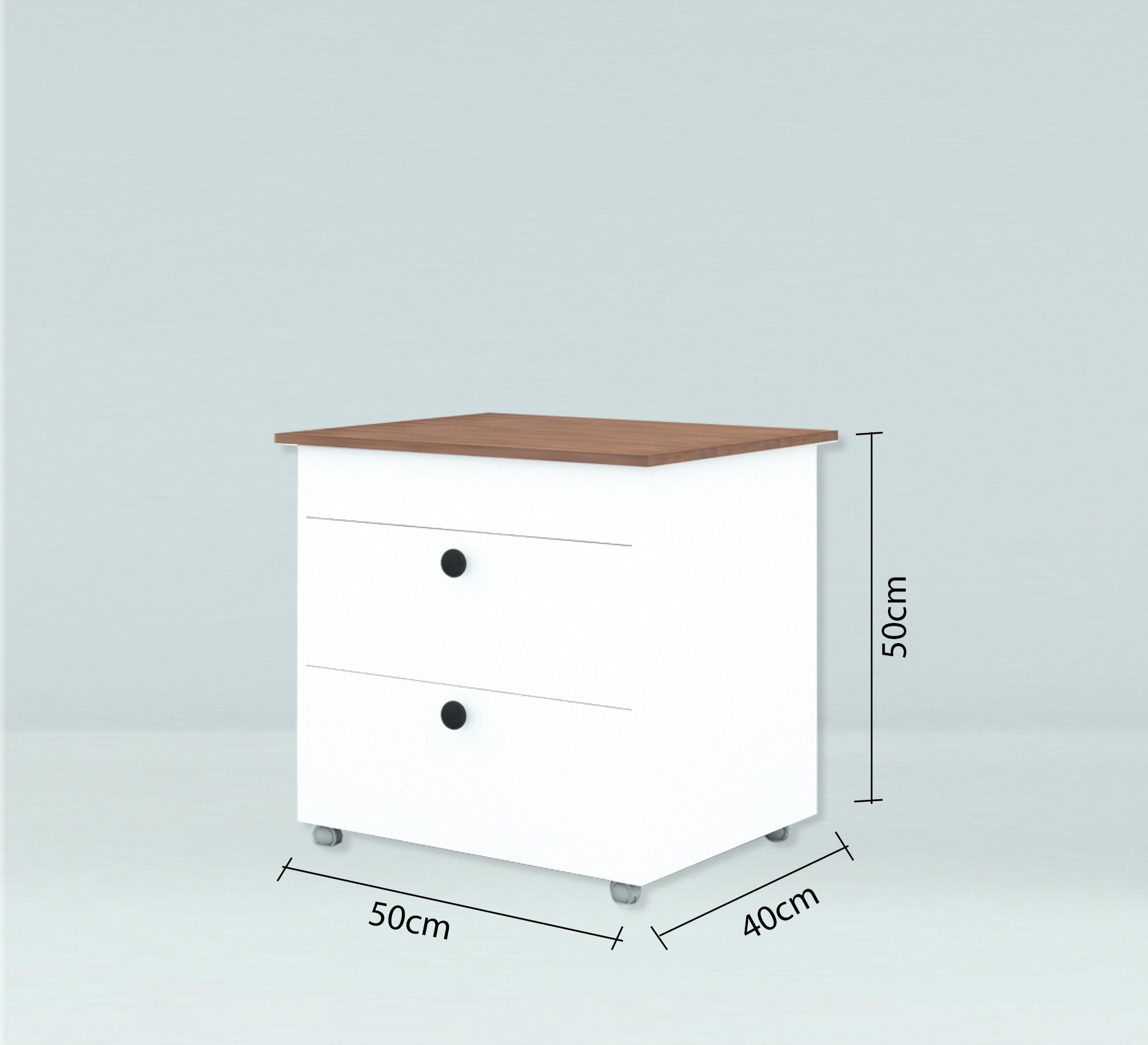 Nightstand with a brown movable surface - Vitrine Furniture - Furniture