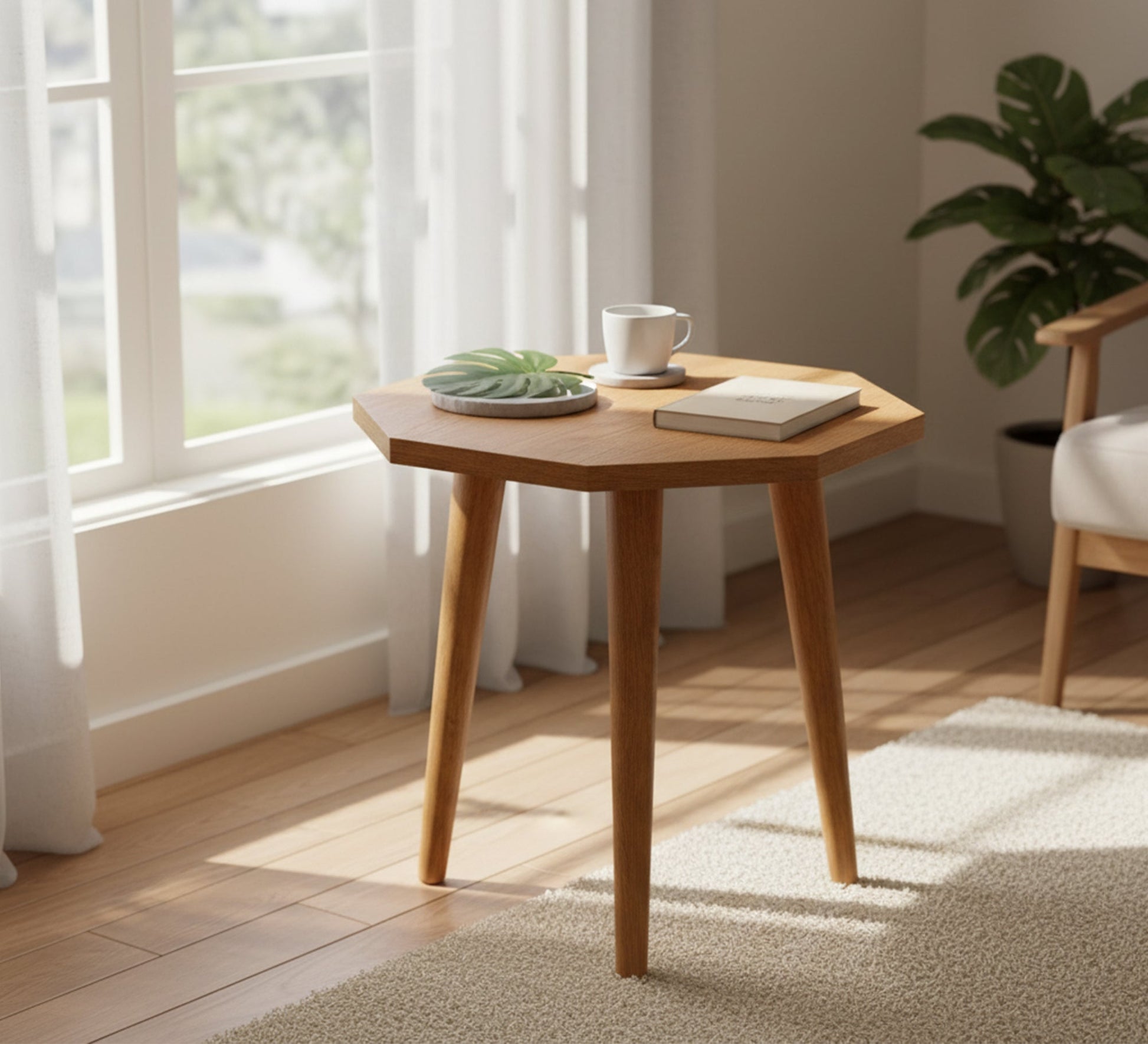 Octagonal side table - Vitrine Furniture - Side Tables