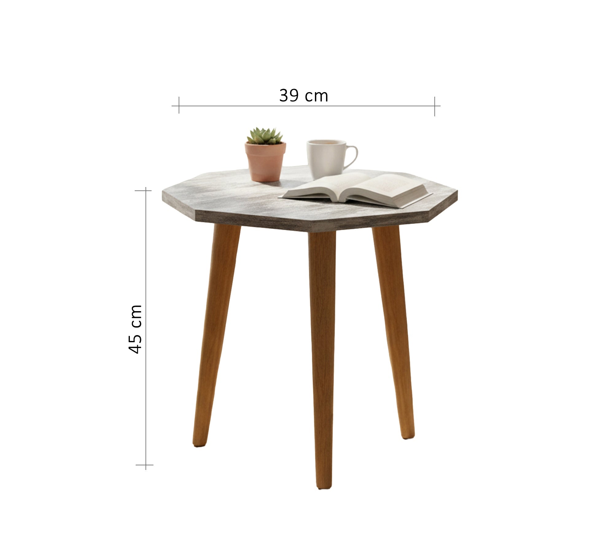 Octagonal side table - Vitrine Furniture - Side Tables