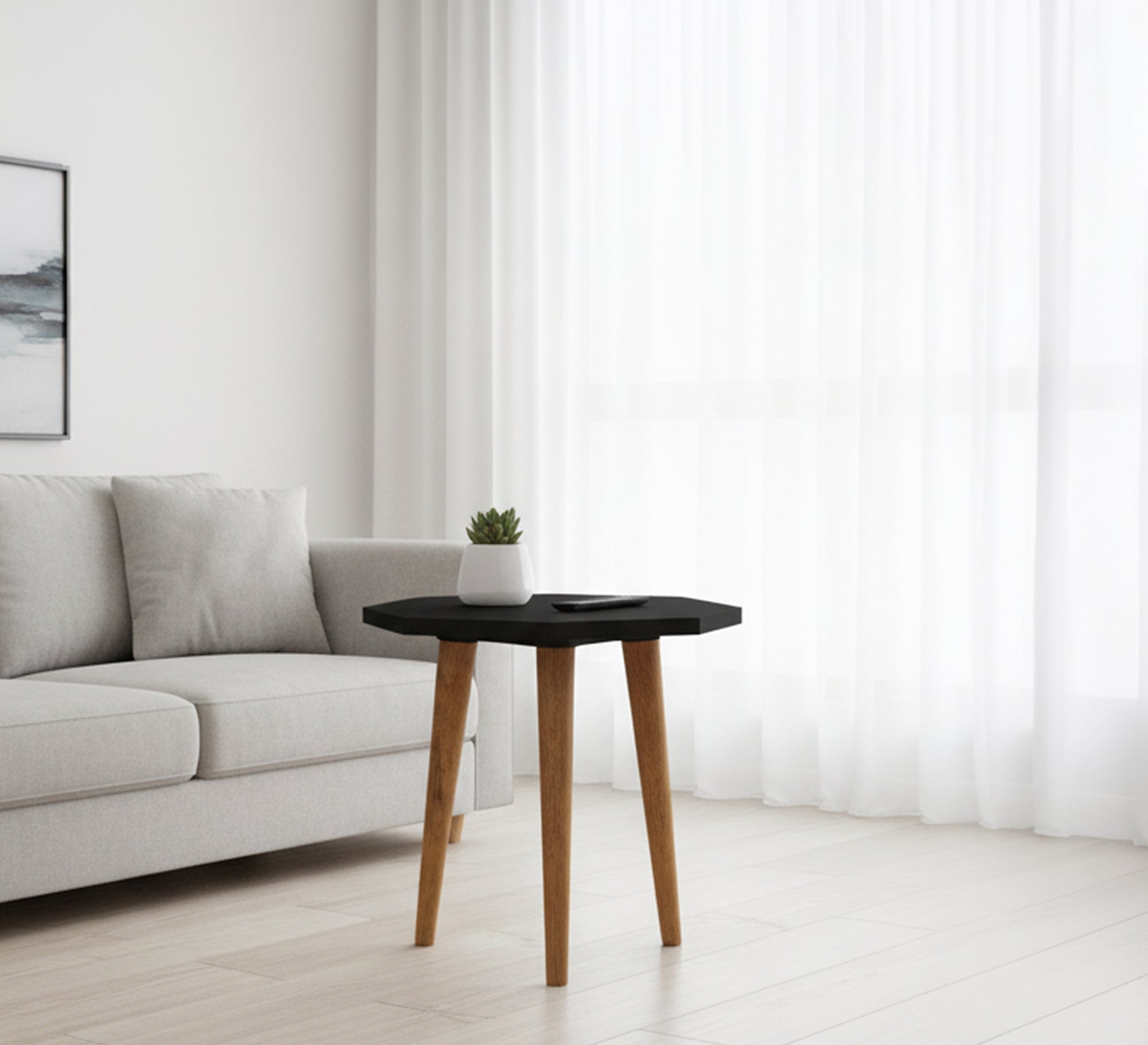 Octagonal side table - Vitrine Furniture - Side Tables