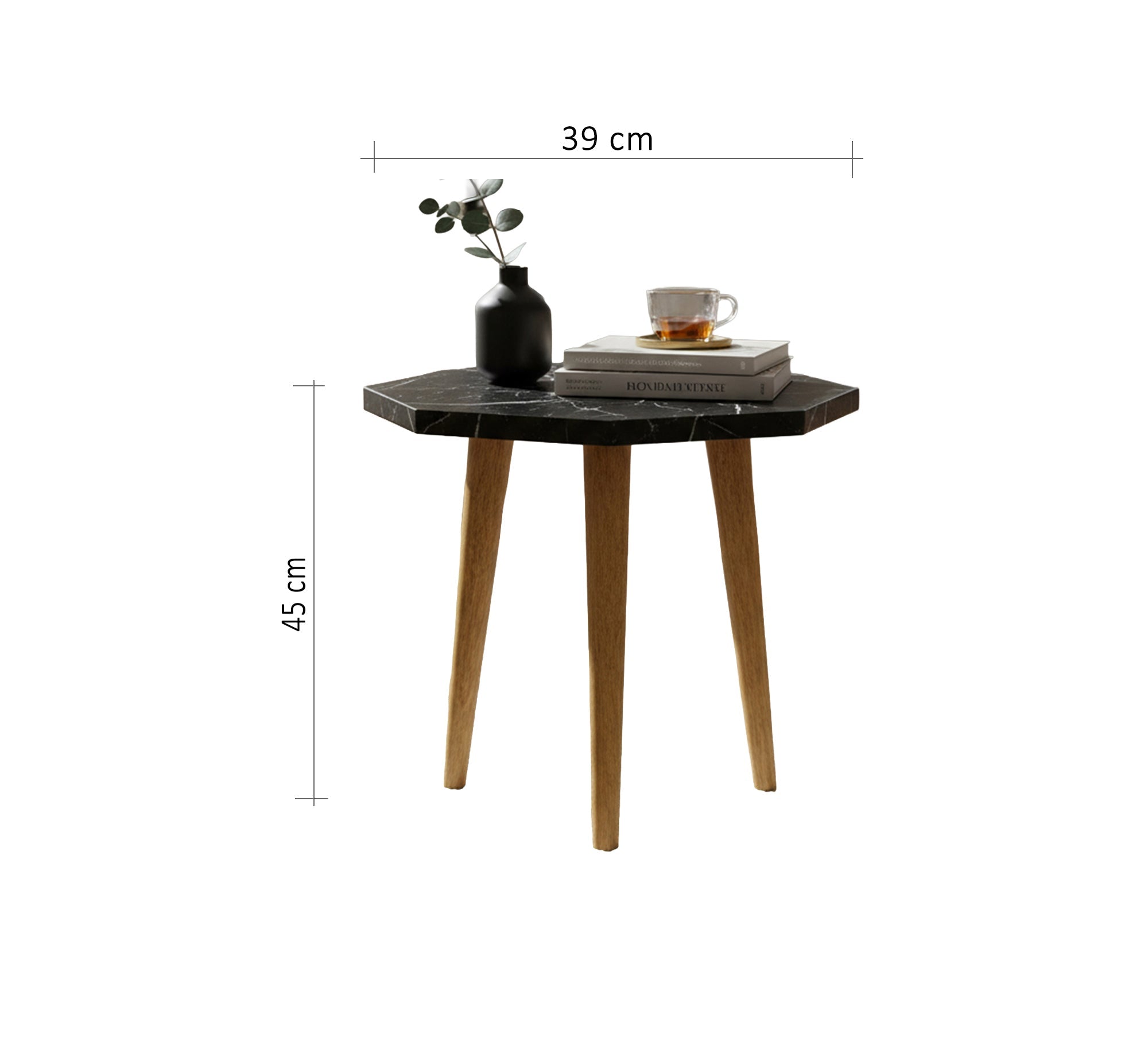 Octagonal side table - Vitrine Furniture - Side Tables