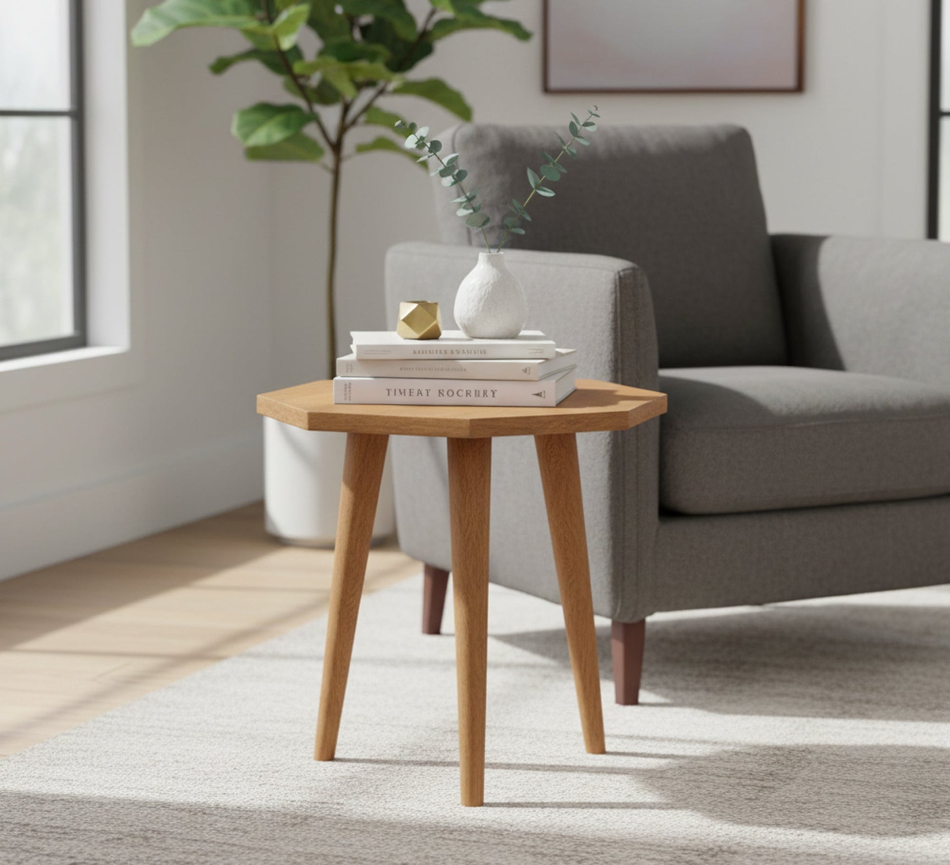 Octagonal side table - Vitrine Furniture - Side Tables