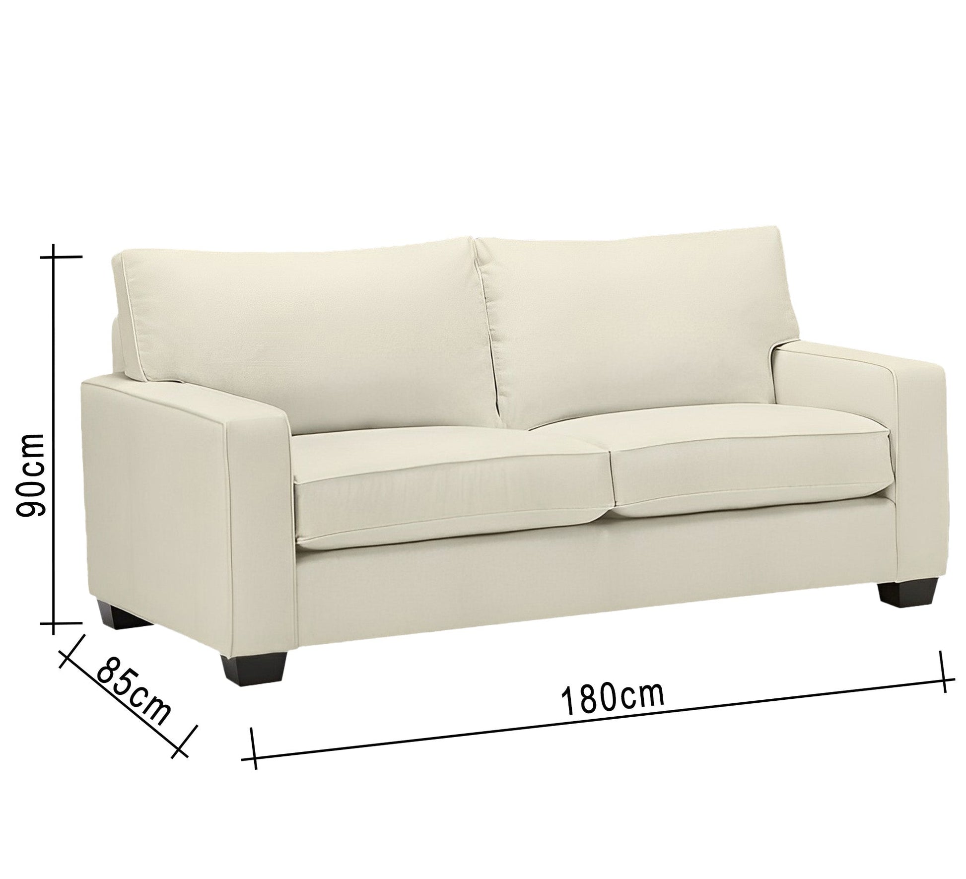Off white double sofa - Vitrine Furniture - Living room Sofas