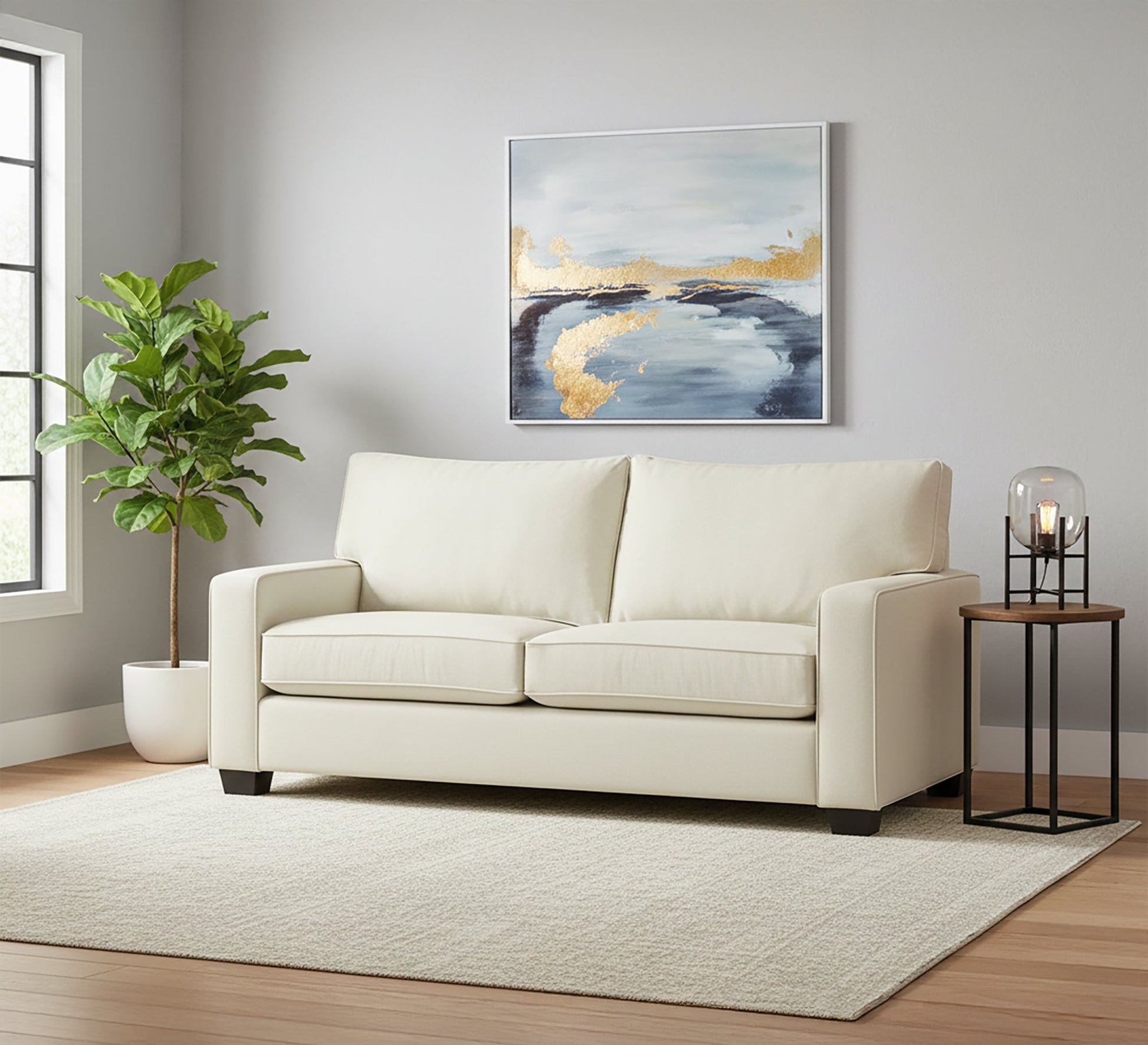 Off white double sofa - Vitrine Furniture - Living room Sofas
