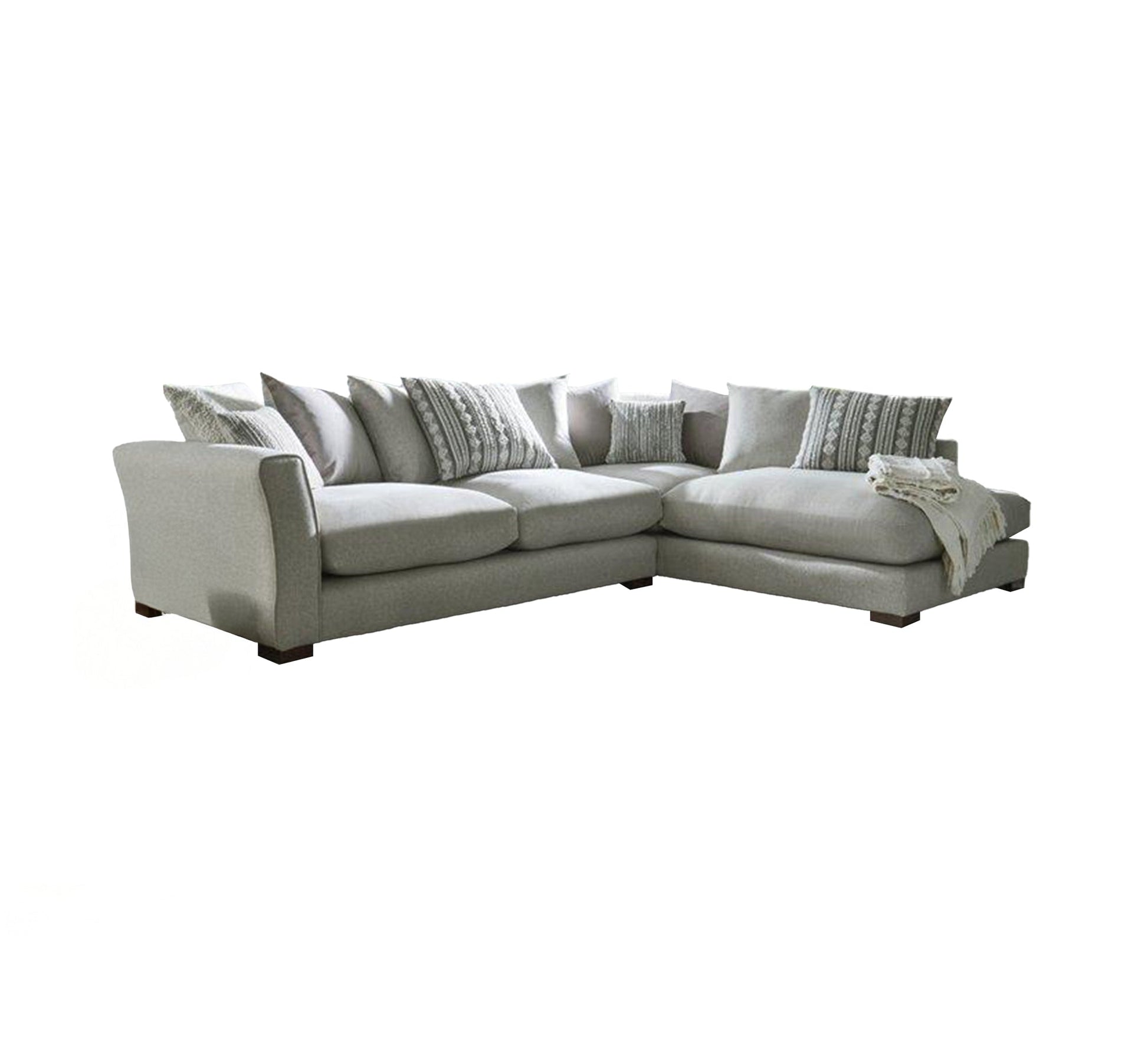 Off - white L - shaped corner - Vitrine Furniture - Furniture