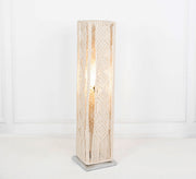 Off - white macramé floor lamp - Vitrine Furniture - Lighting