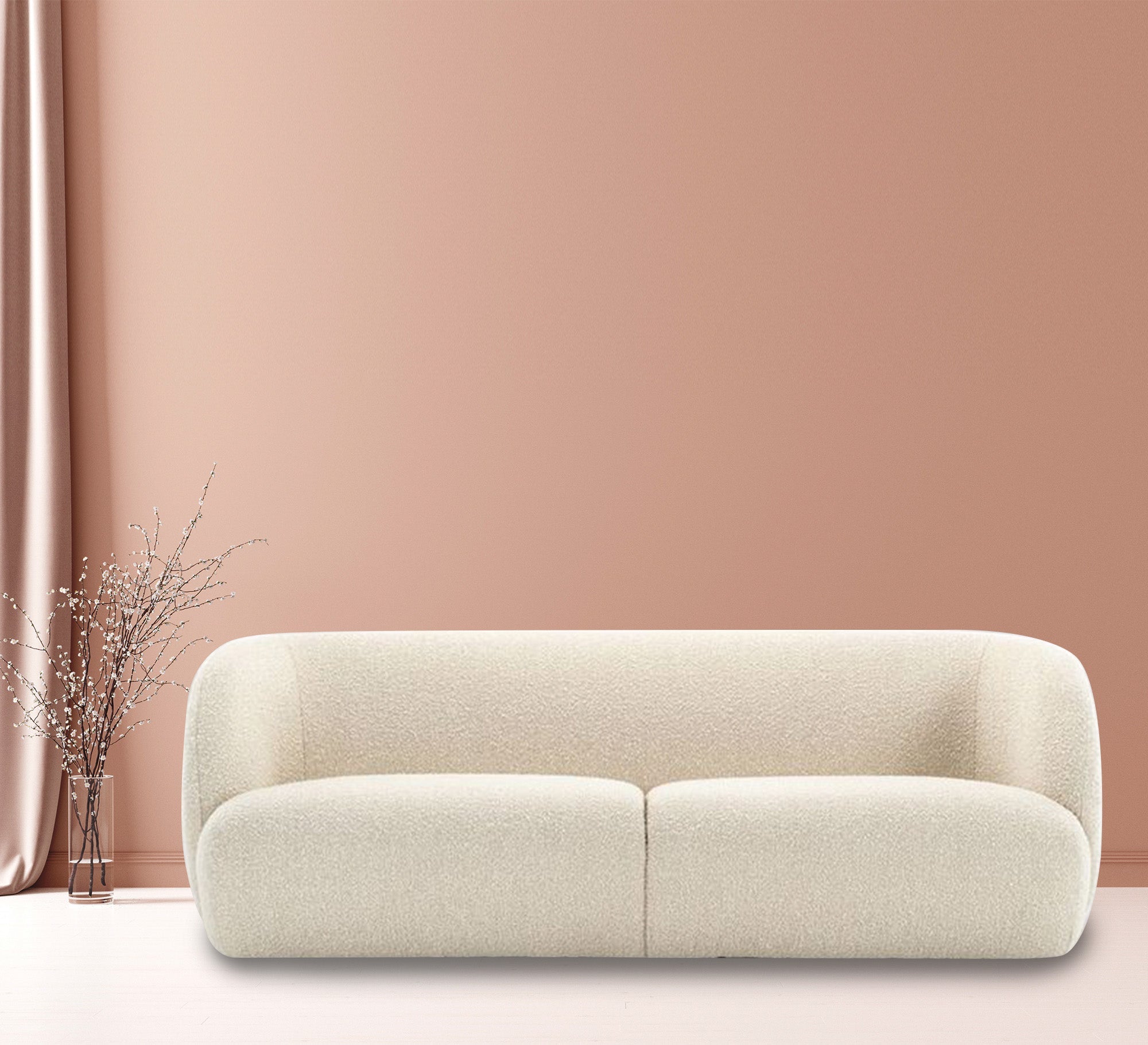 Off white sofa, fully upholstered - Vitrine Furniture - Living room Sofas