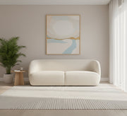 Off white sofa, fully upholstered - Vitrine Furniture - Living room Sofas