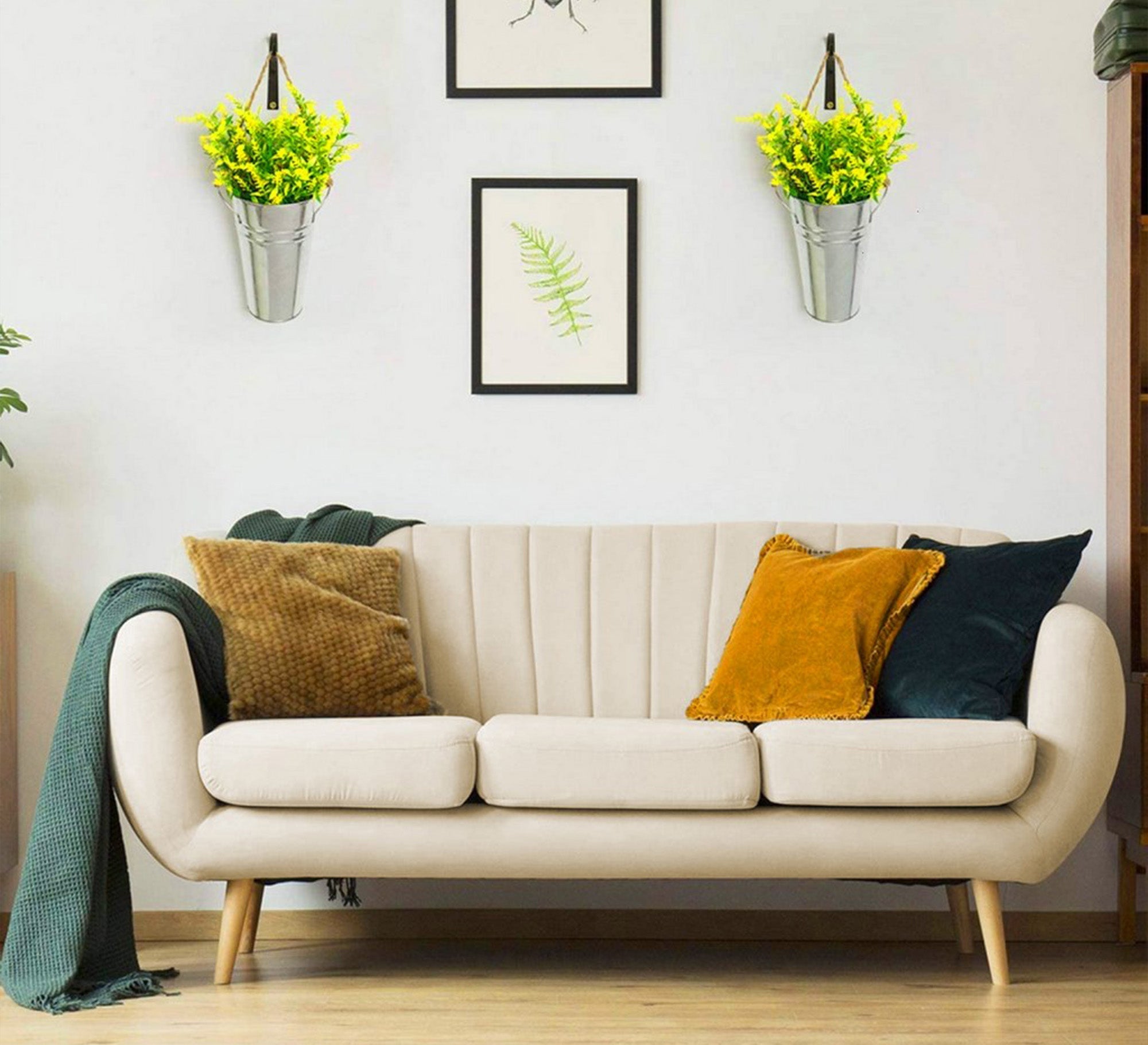 Off white triple sofa - Vitrine Furniture - Sofas