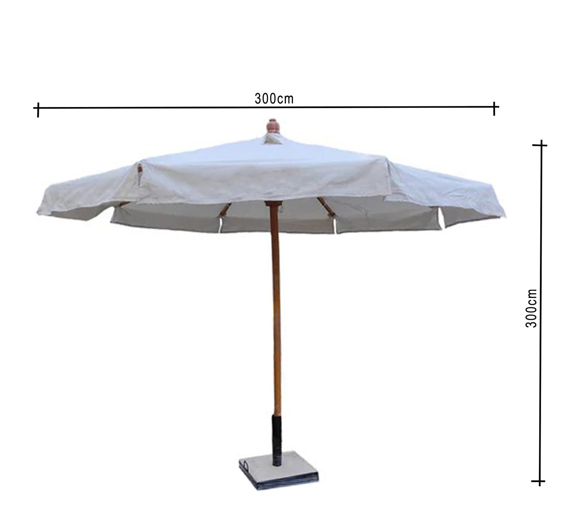 Off white umbrella - Vitrine Furniture - Outdoor Products