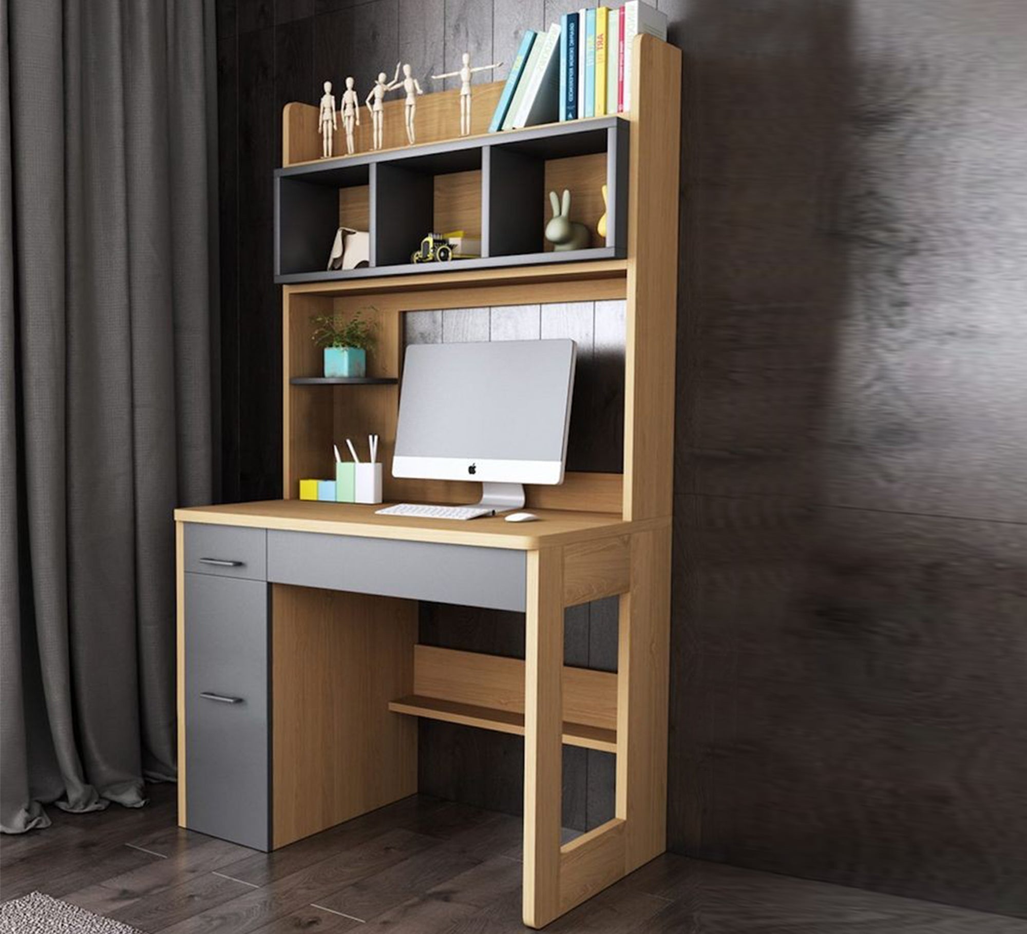 Office + Wooden Desk - Vitrine Furniture - Furniture