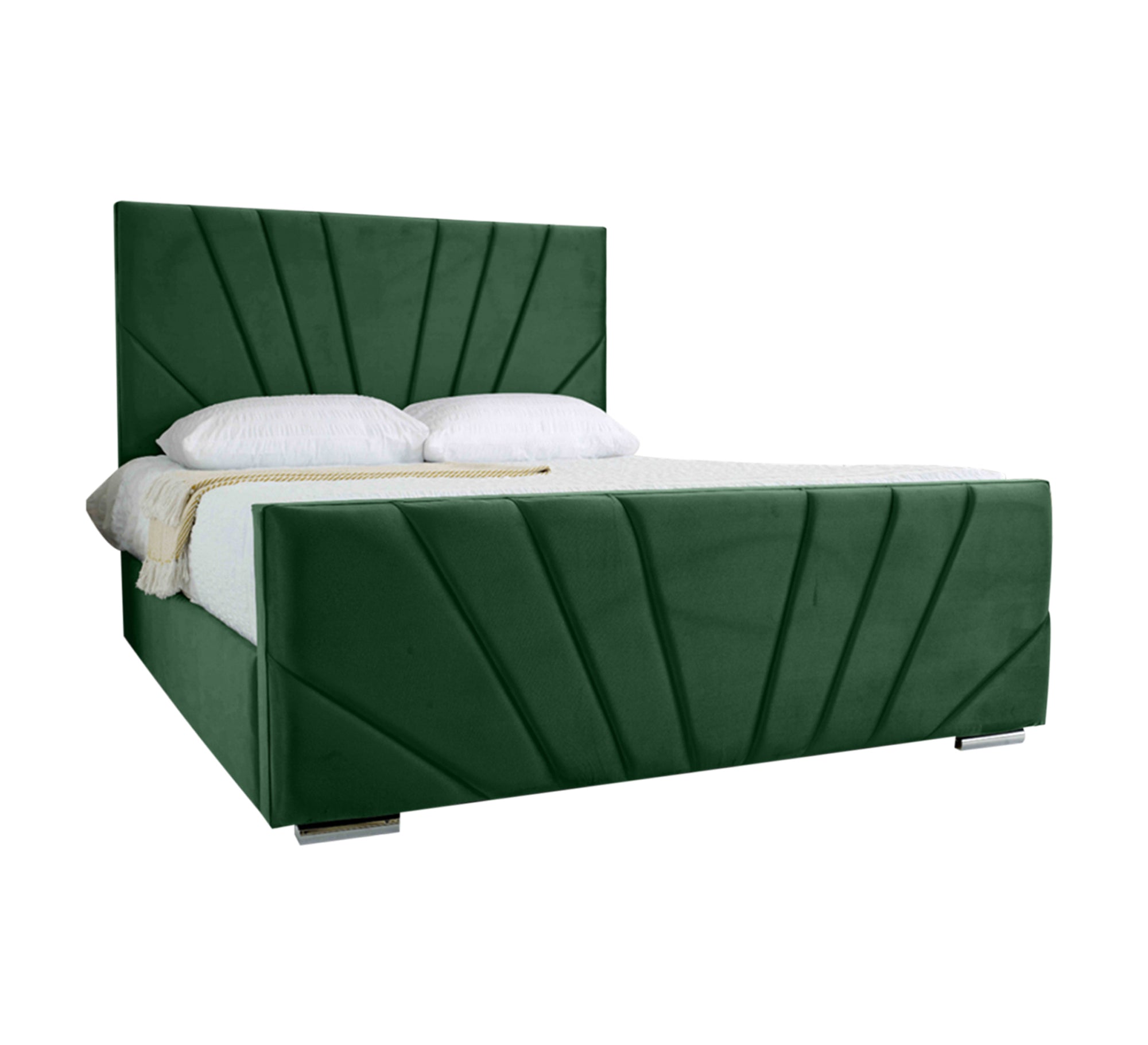 olive green bed - Vitrine Furniture - Furniture