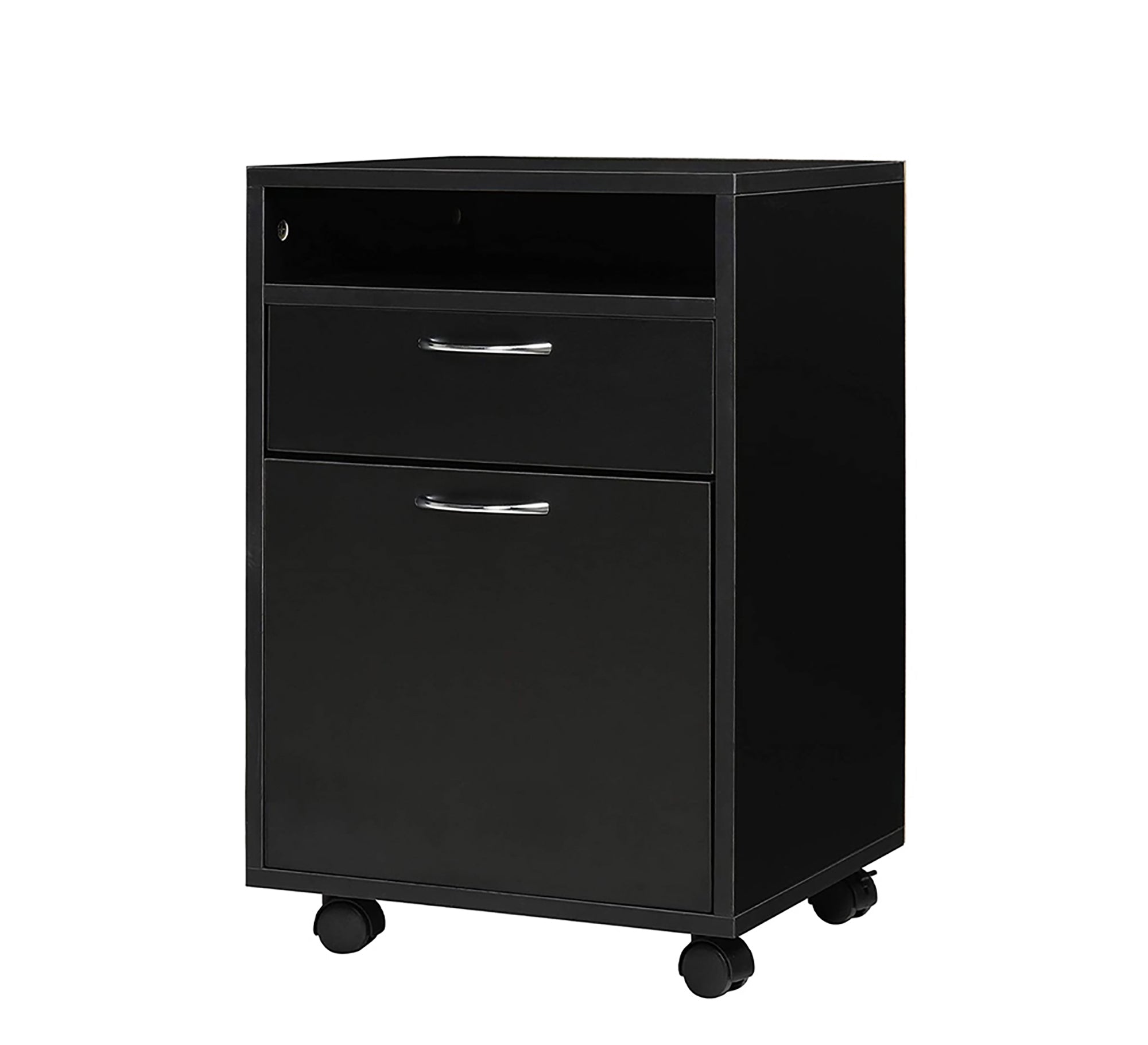 One black drawer and door - Vitrine Furniture - Furniture