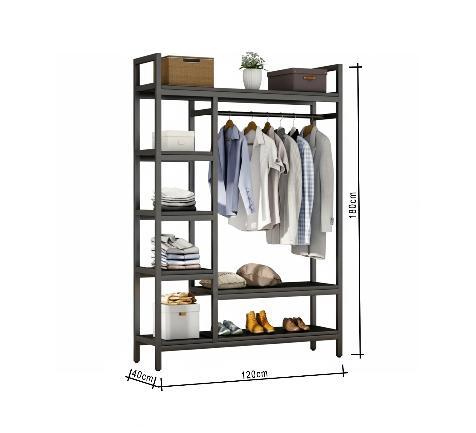Open wardrobe for organized rooms - Vitrine Furniture - Furniture