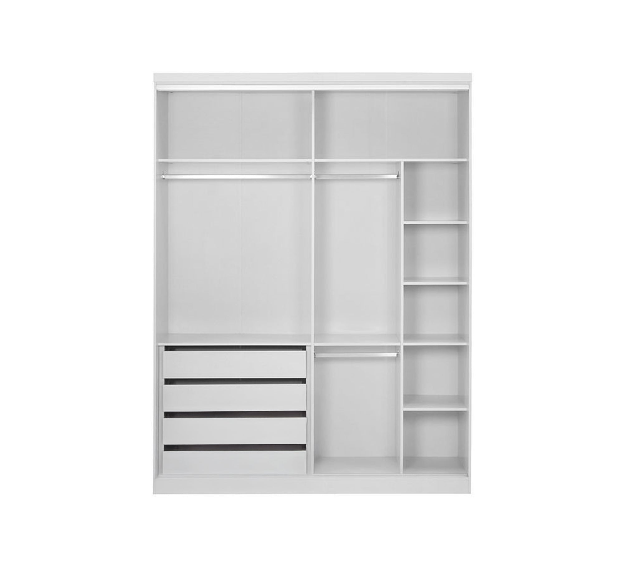Organized and spacious white interior closet – Vitrine Furniture