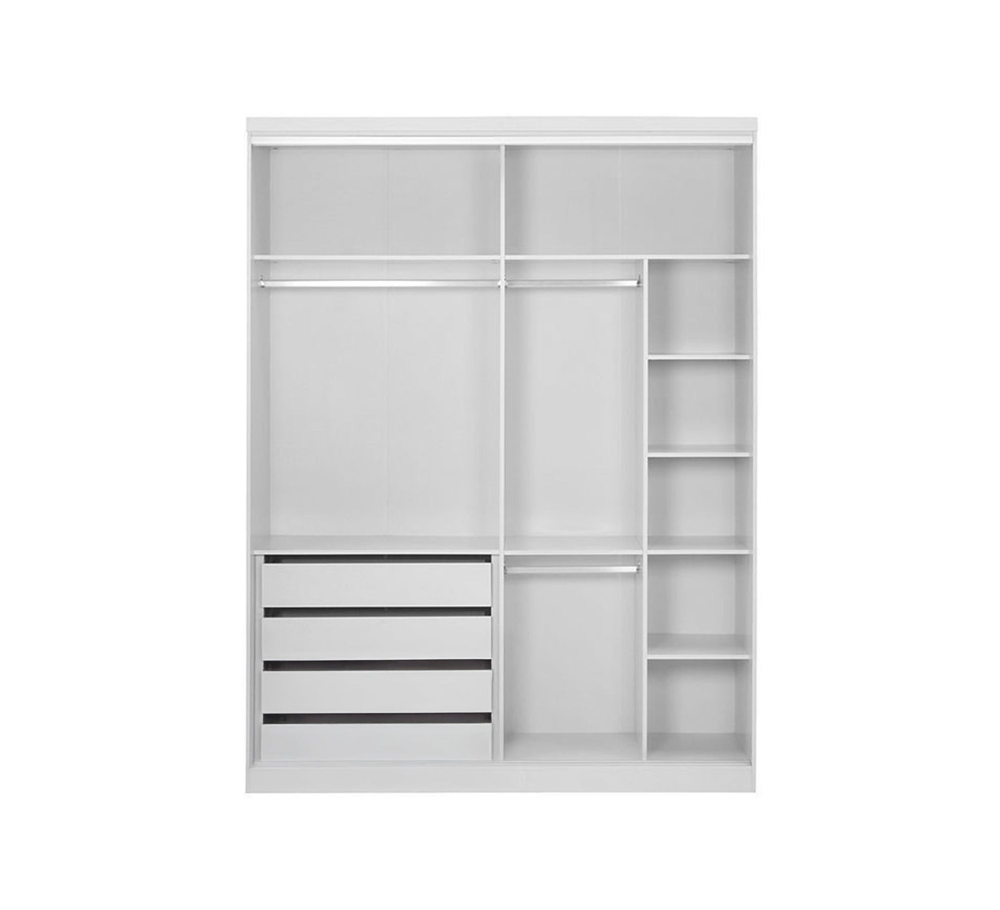 Organized and spacious white interior closet - Vitrine Furniture - Furniture