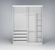 Organized and spacious white interior closet - Vitrine Furniture - Furniture