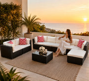 Outdoor corner and sofa set - Vitrine Furniture - Outdoor Lounge Sets