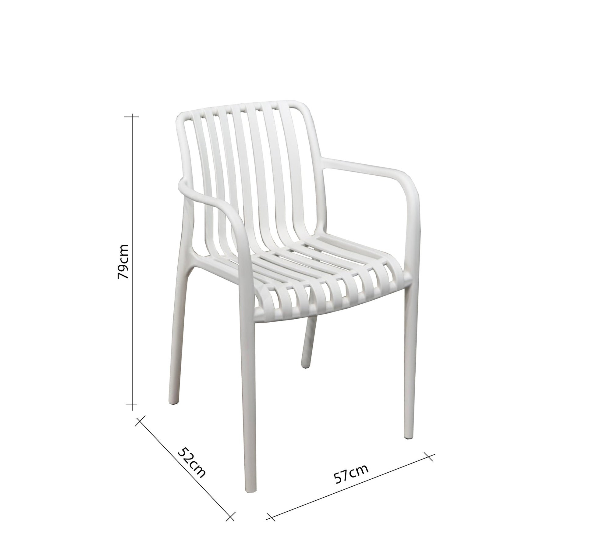 Outdoor plastic seating set with raised legs - Vitrine Furniture - Outdoor Products