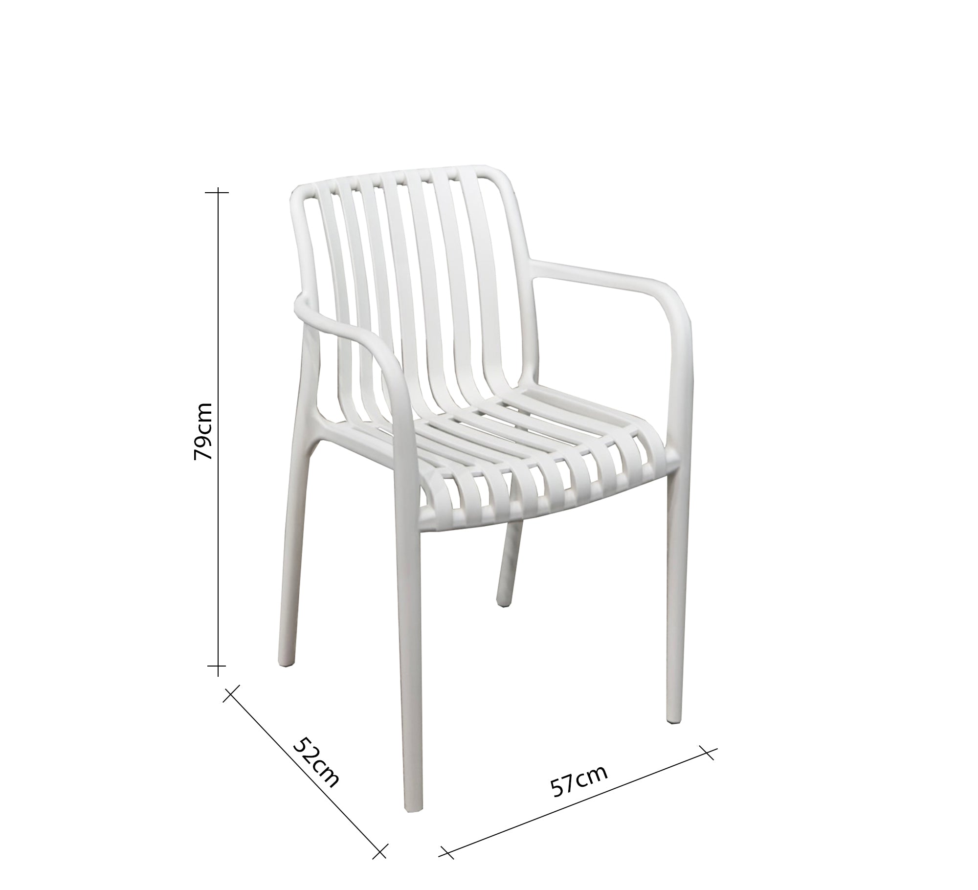 Outdoor plastic seating set with raised legs - Vitrine Furniture - Outdoor Products