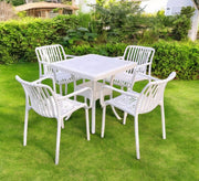 Outdoor plastic seating set with raised legs - Vitrine Furniture - Outdoor Products