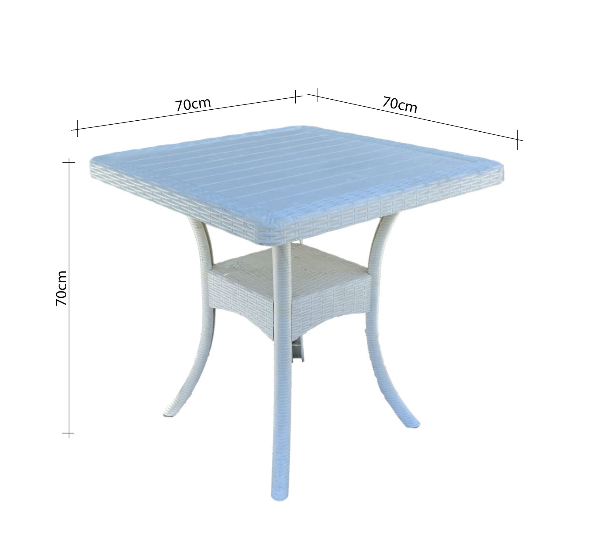 Outdoor plastic seating set with raised legs - Vitrine Furniture - Outdoor Products