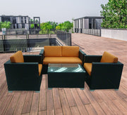 Outdoor seating set with a rectangular table - Vitrine Furniture - Outdoor Products