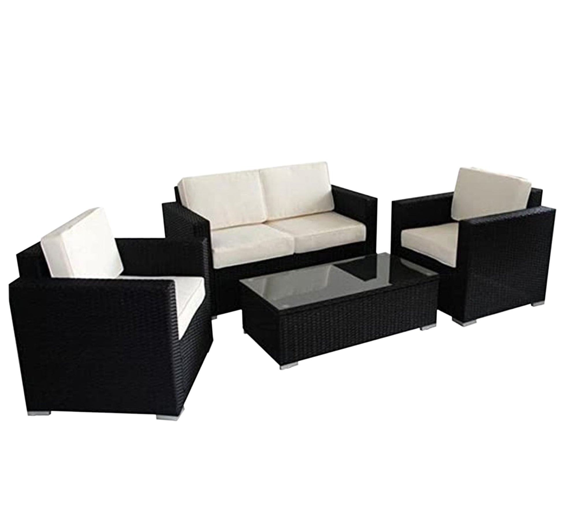 Outdoor seating set with a rectangular table - Vitrine Furniture - Outdoor Products