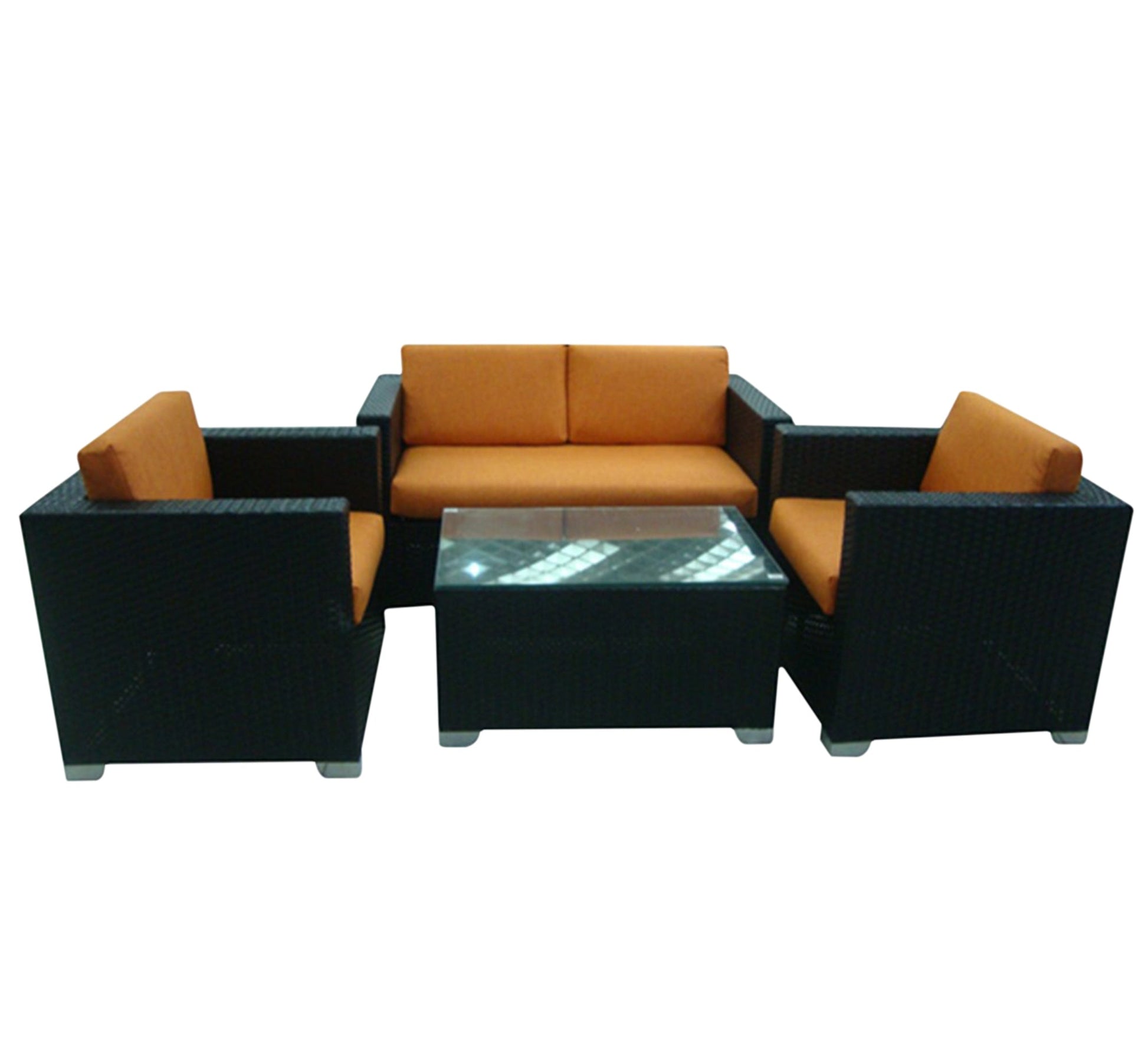 Outdoor seating set with a rectangular table - Vitrine Furniture - Outdoor Products