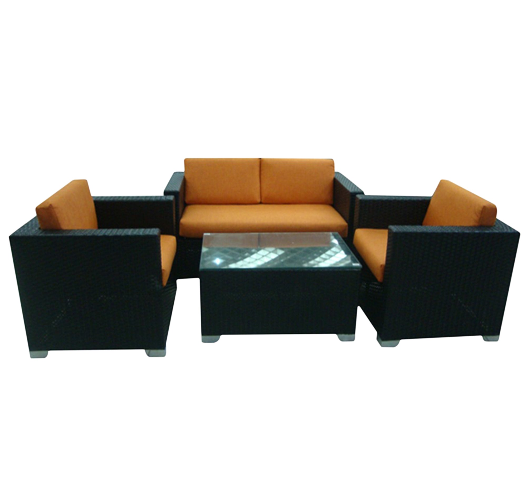 Outdoor seating set with a rectangular table - Vitrine Furniture - Outdoor Products