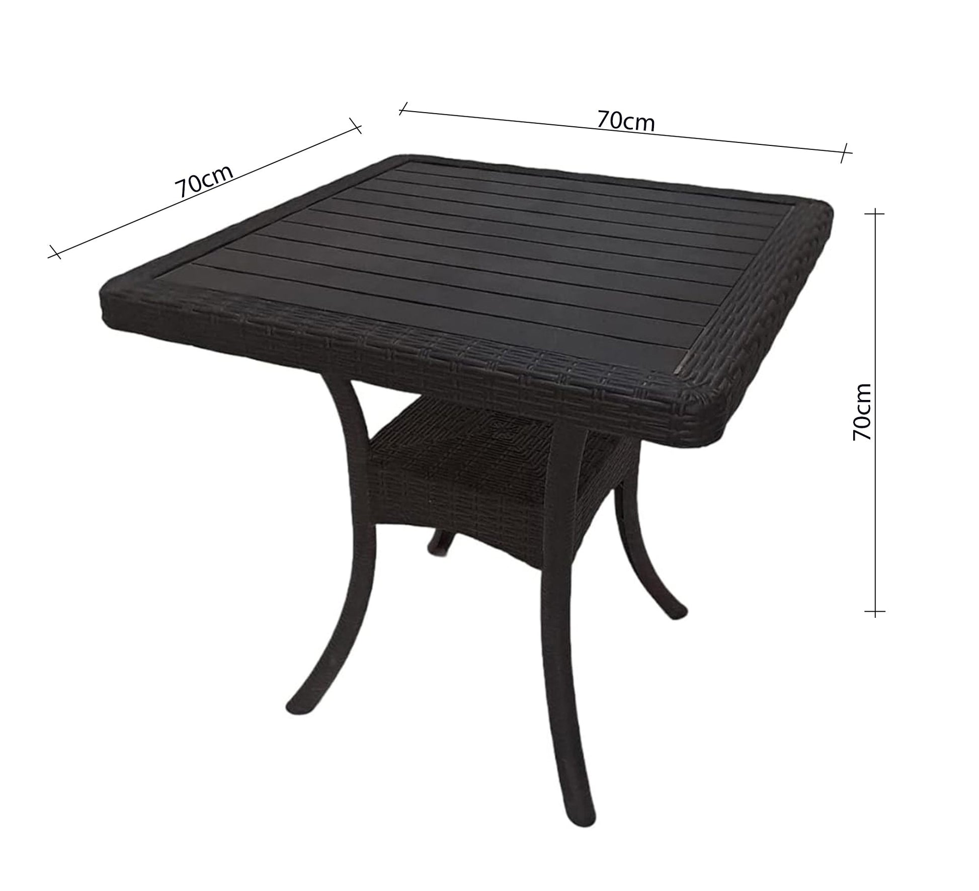 Outdoor seating set with raised legs - Vitrine Furniture - Outdoor Products
