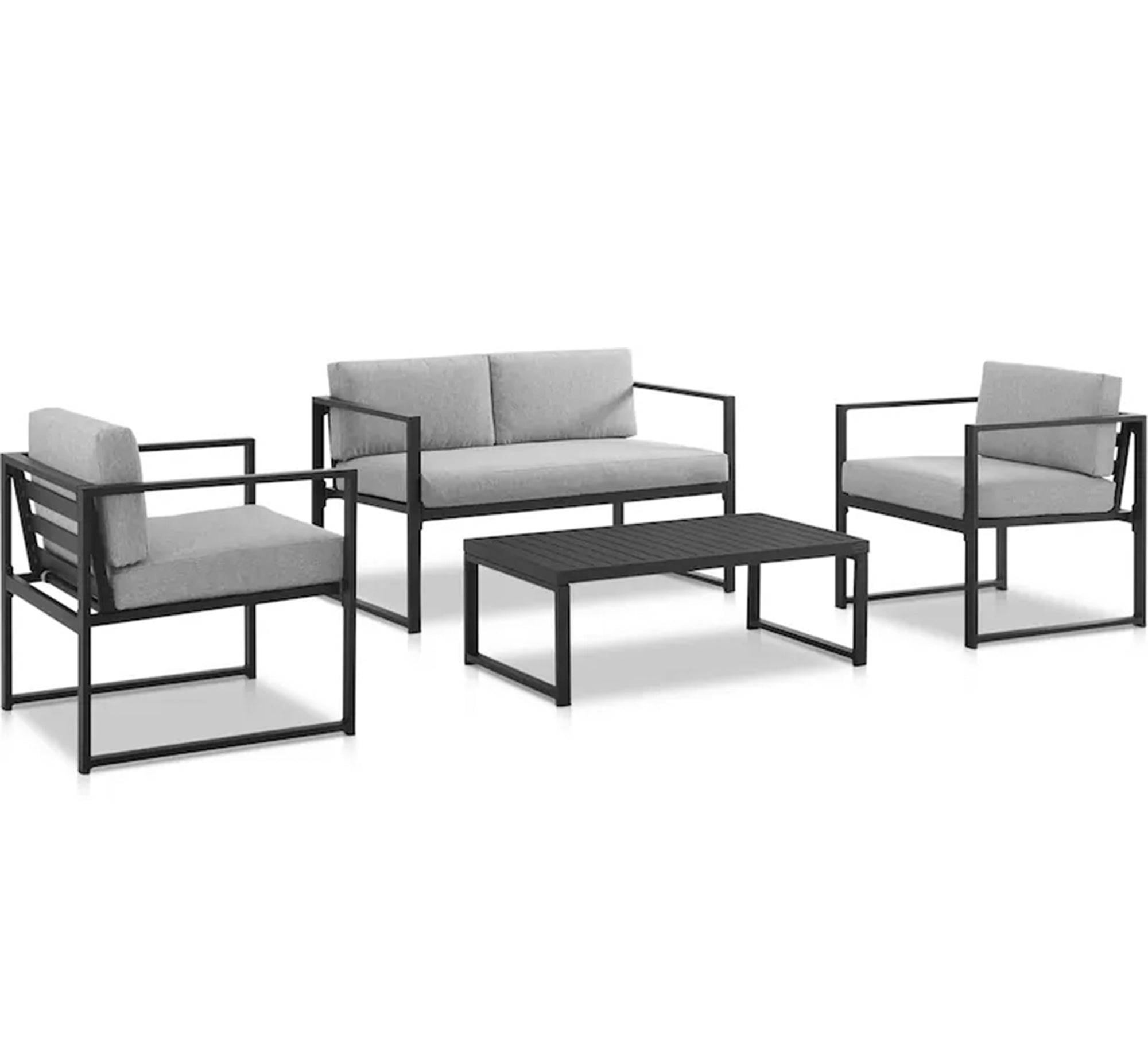 Outdoor seating set with steel frame - Vitrine Furniture - Outdoor Products